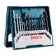 Juego de Mechas para Concreto Metal y Madera Bosch 15pzas